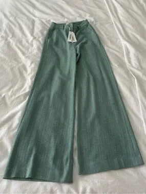 L'AGENCE | Pants & Jumpsuits | Lagence Pilar Wideleg Woolblend Pants In ...